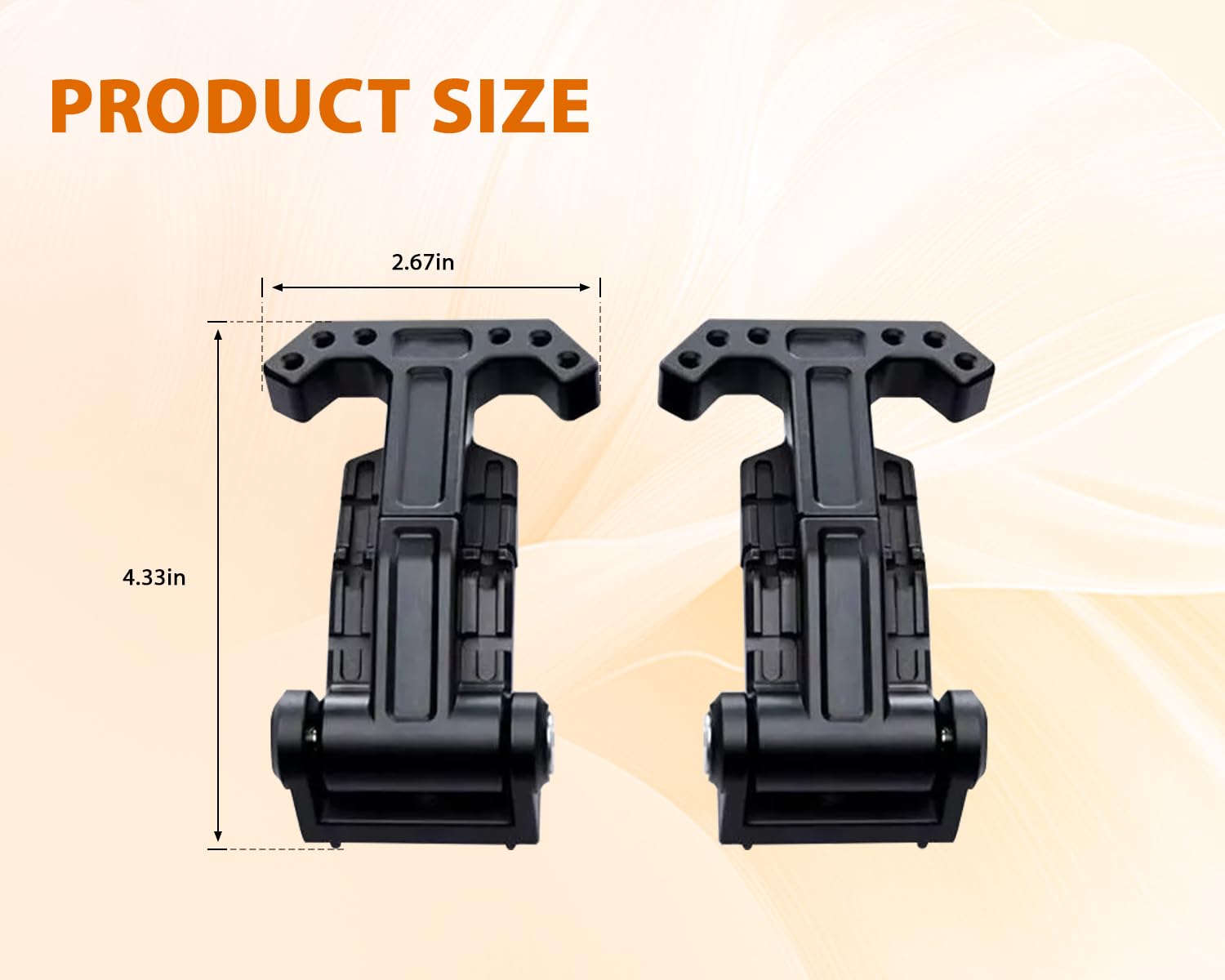 YLT AUTO Pair Hood Latches Hood Lock Catch Kit,Anti-Theft Hood Latches Locks Aluminum Fit for 1997-2006 Jeep Wrangler TJ,2007-2023 Jeep Wrangler JK JL JT