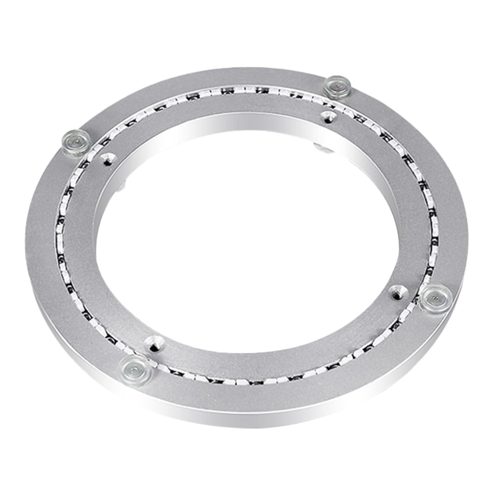 Dining Table Turntable Base Silencer Aluminum Alloy Glass Rotating Manual Bearing Round Table Home Dining Table(45(17.7inch))