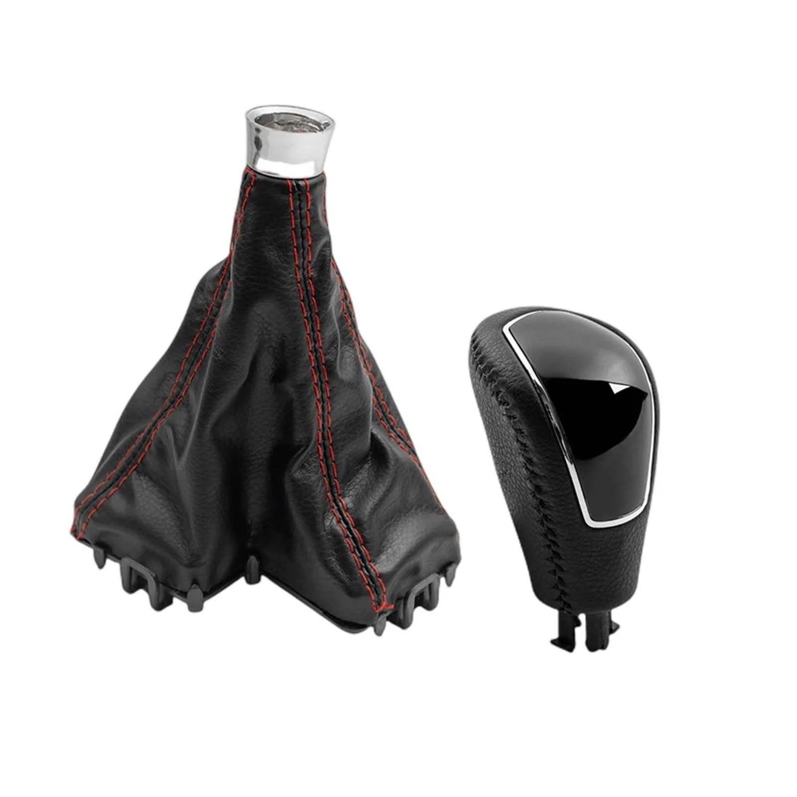 Motenna Car Speed Gear Shift Knob Cover Fit for Ford, Mondeo MK4 S-MAX Kuga Galaxy MK1 BLK L Gear Shift Boot Replacement