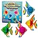 Honeycomb Fish Decorations By Ziggy's Party Supplies – 8pcs Tropical Fish Party Decorations For Under The Sea, Mermaid, Luau, Beach, Summer, Nautical Theme Parties– 4 Color Fish Kids Party Decorations