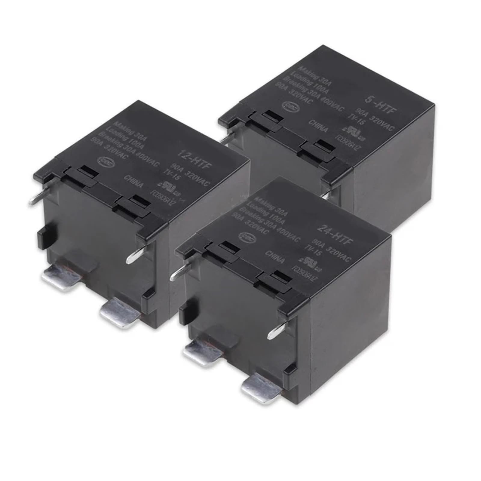 Relais HF167F-5-HTF HF167F-12-HTF HF167F-24-HTF, 1 pièce (Size : HF167F-12-HTF)