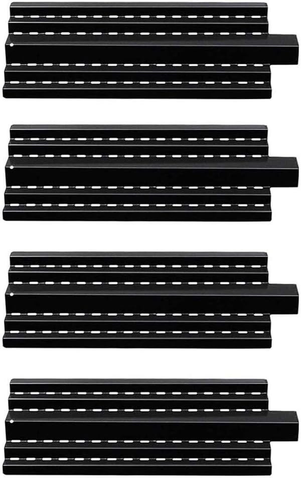 Zljoint 4-Pack Porcelain Steel Heat Plate Replacement for Select Gas Grill Models by Charbroil, Kenmore 16644, Kenmore 415.16042010, Kenmore 415.16644900, Kenmore 415.16941010, Kenmore 415.16943010