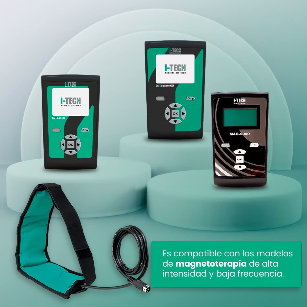 IACER I-TECH Faja terapéutica con 3 solenoides