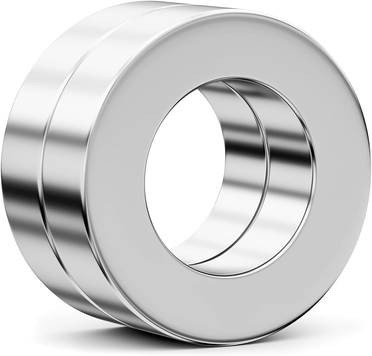 Realth Neodymium Disc Magnets with Holes, 0.98" x 0.19" Hole 0.62" Round Magnets for Research, Industrial & Educational Purposes (MC822)