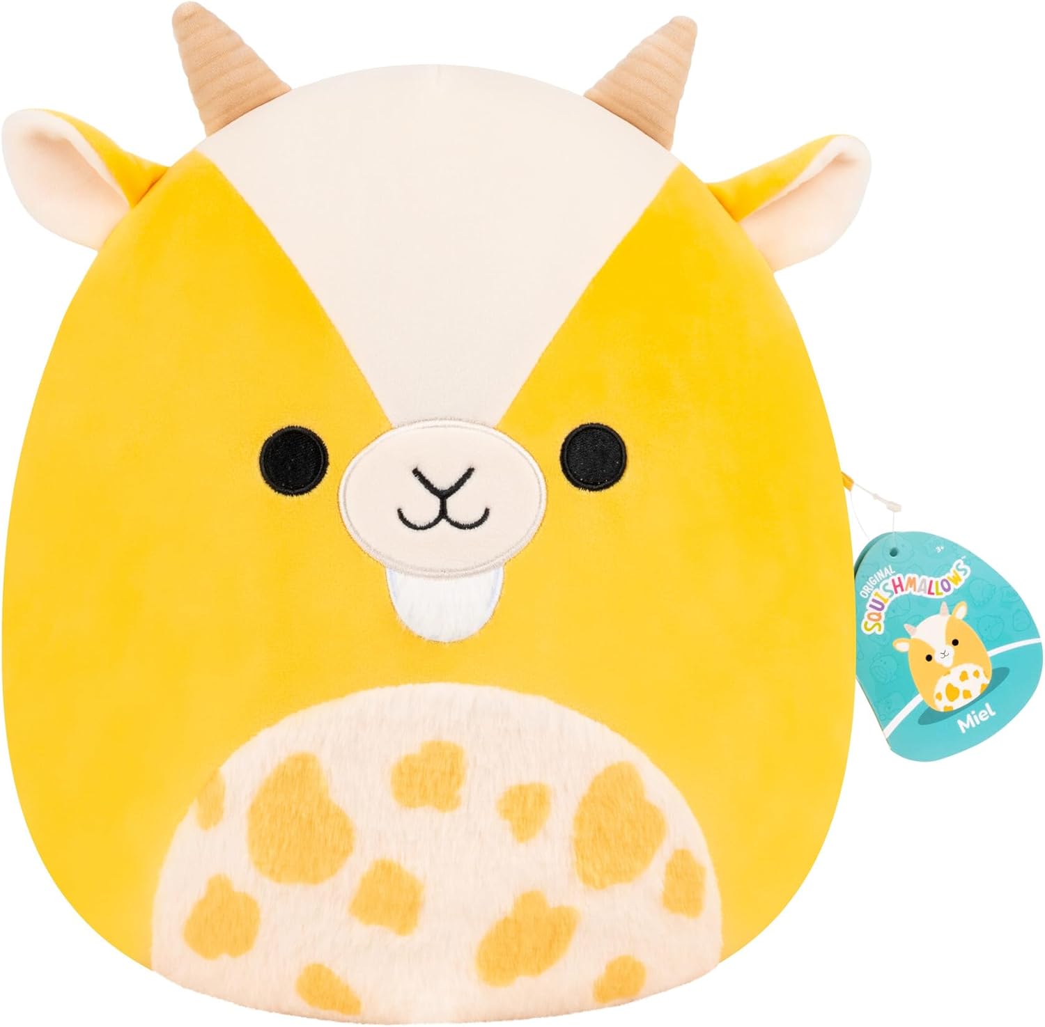Squishmallows SQCR08586 - Miel die Ziege 30 cm, offizielles Jazwares Plüsch, superweiches Kuscheltier