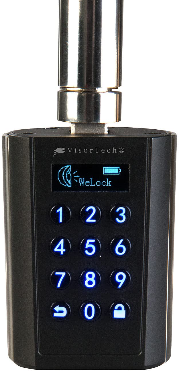 VisorTech Codeschloss: Elektronischer Tür-Schließzylinder, Transponder, Bluetooth & App, IP65 (Zugangskontrolle, Lock, Elektronische Türschloss)