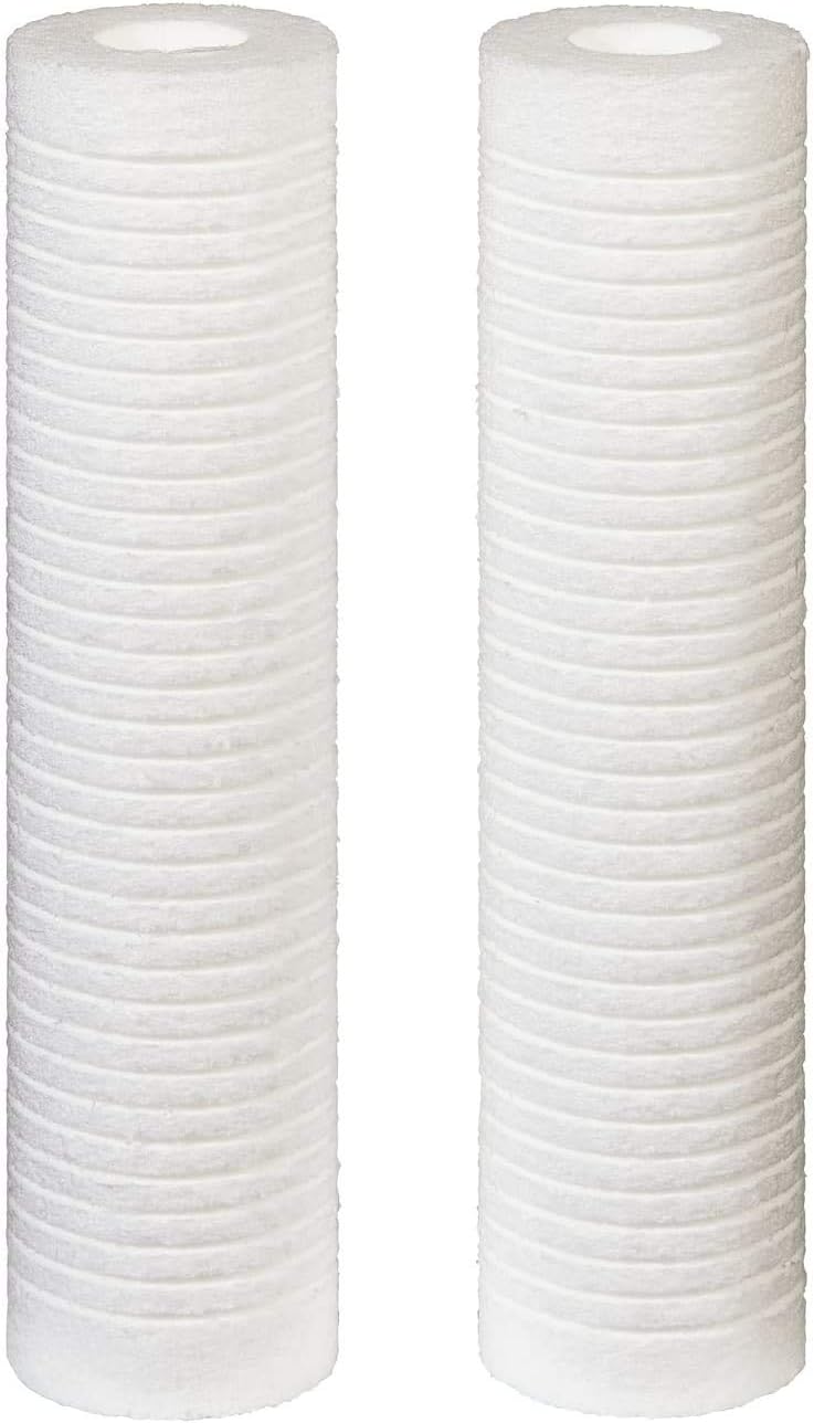 CFS – 2 Pack Standard Whole House Replacement Water Filter Cartridges Compatible with 4WH-STDGR-F02 Models – Remove Bad Taste & Odor – Whole House Replacement Water Filter Cartridge- White