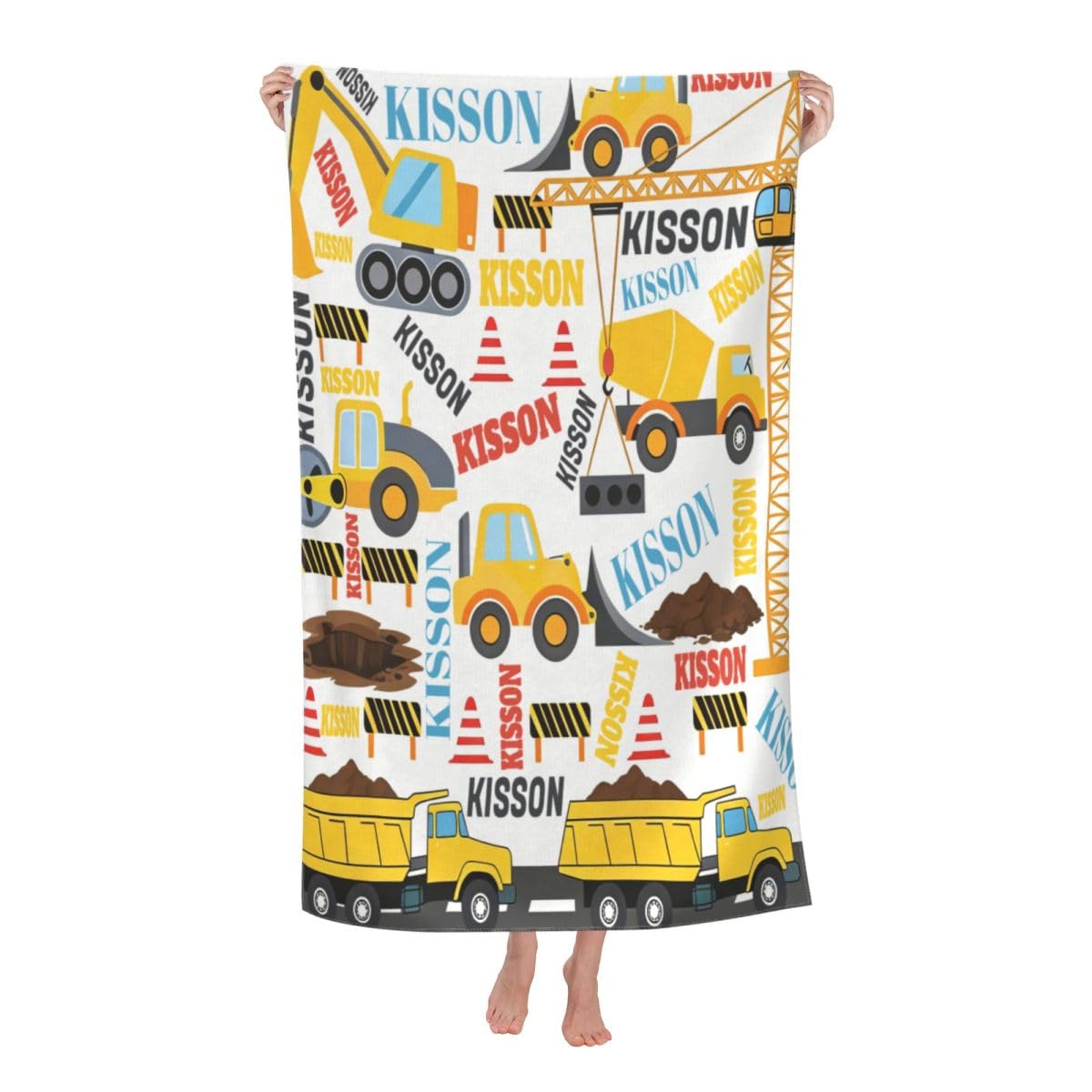 NGGBBDYGB Custom Beach Towels For Girls Personalized Name Oversized Pool Towel