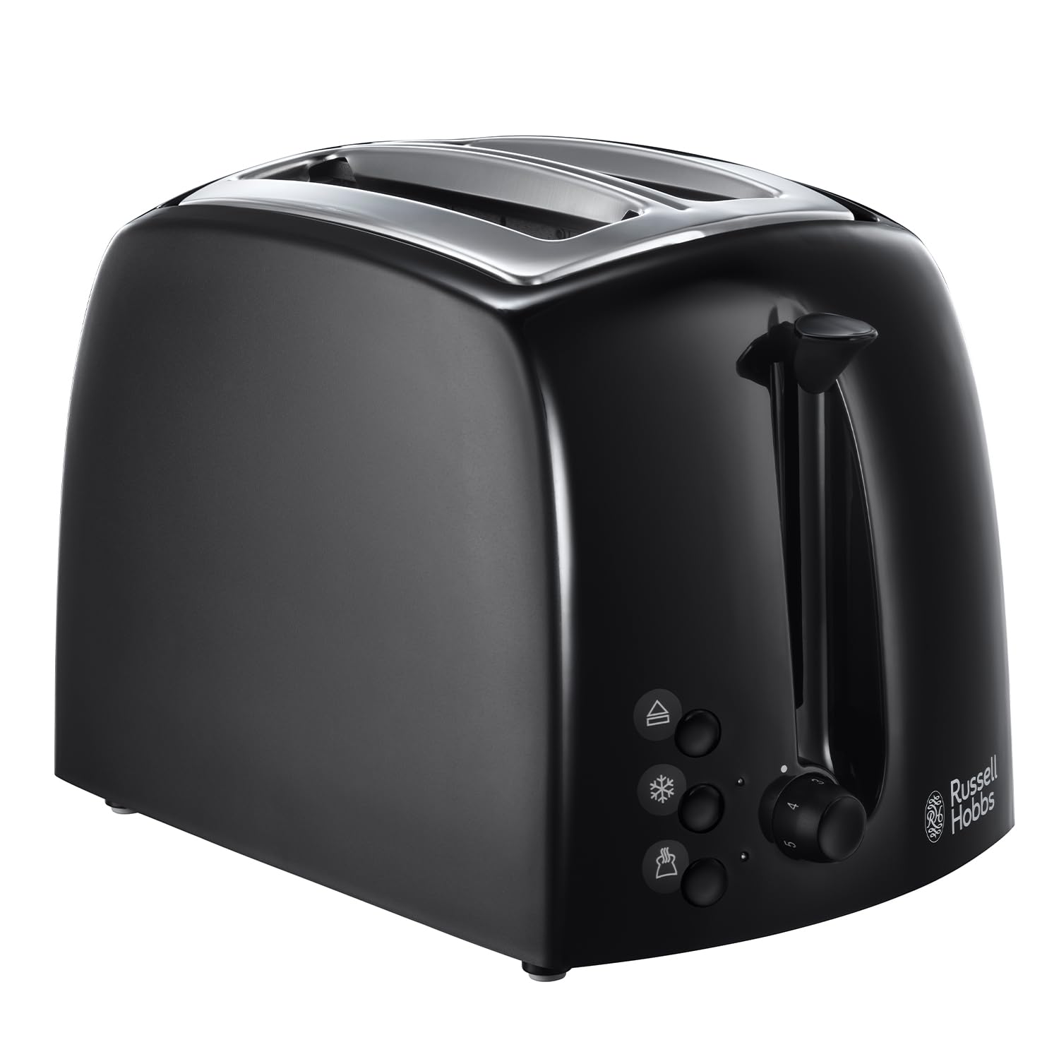 Russell Hobbs 21641 Textures 2-Slice Toaster, 700 850 W, Black