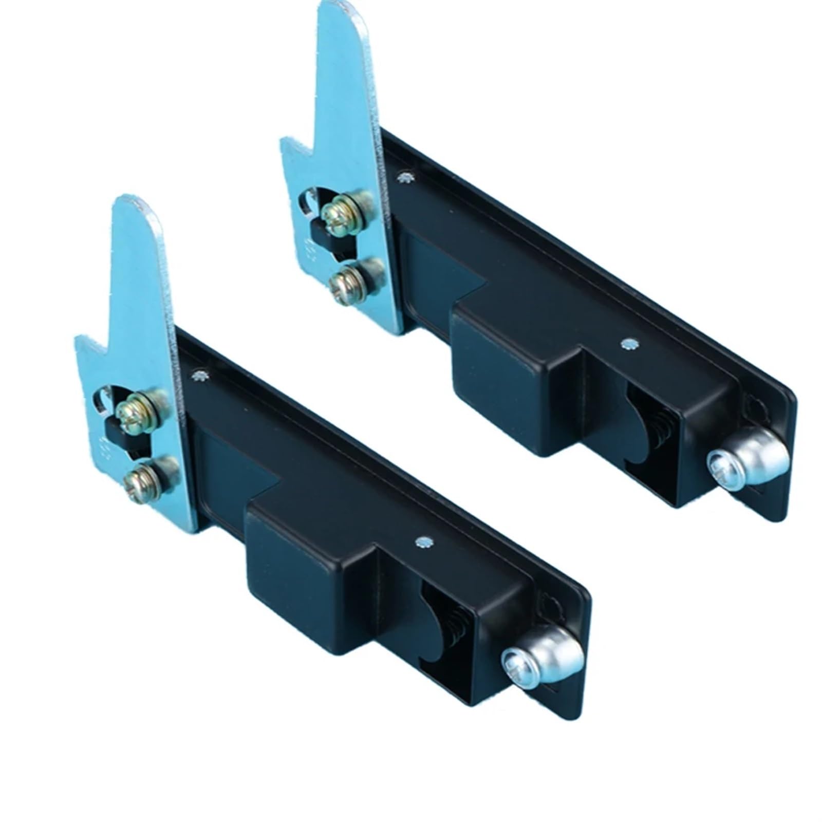 Vetrine a pulsante for serrature for aerei in lega di zinco con serratura industriale for armadio elettronico e metropolitana 2 pezzi(Black-no-key-Zinc)