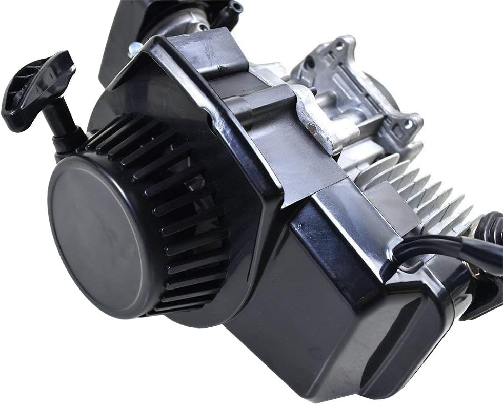 47cc 49cc 2-Stroke Engine Motor and 25H 136L Chain for Mini Pocket Bike Scooter Dirt Bikes ATV Quad Motorized Bicycle