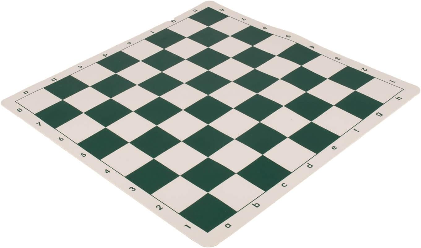 Regulation Silicone Tournament Chess Board - 2.25" Squares by US Chess Federation