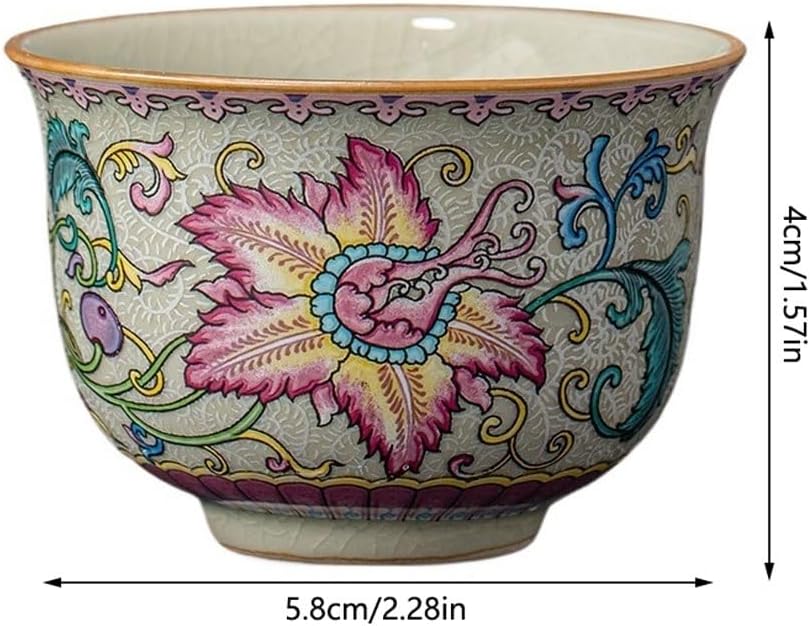 GSOUL Kungfu Tea cup Home Exquisite Tea Cup Single Personal Host Portable Travel Small Tea Cups