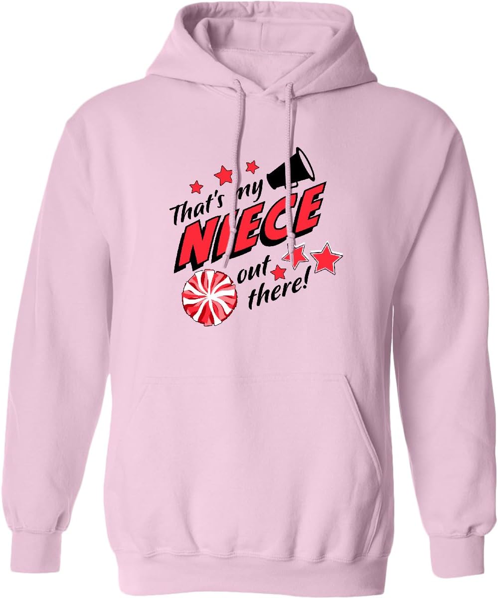 inktastic Thats My Niece Out There-Cheerleading Adult Hoodie Sweatshirt