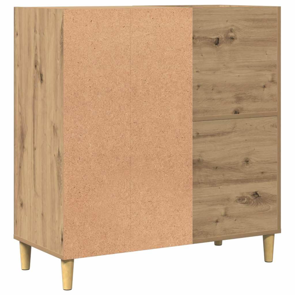 vidaXL Mobile Porta Dischi Artigianale 84,5x38x89 cm Legno Multistrato, Mobile per Giradischi, Porta Dischi, mobiletto Porta vinili