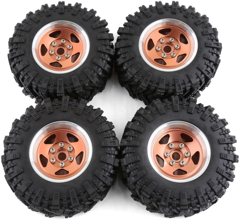 RC Wheels 12mm Hex & Tires For Arrma Typhon Grom 1/14 Buggy - 4-Piece  Natural Rubber Set RC Wheels Tires RCタイヤハブホイール For Arrma 2S For Typhon For Grom 1/18用 4個 69mm ゴムタイヤ タ