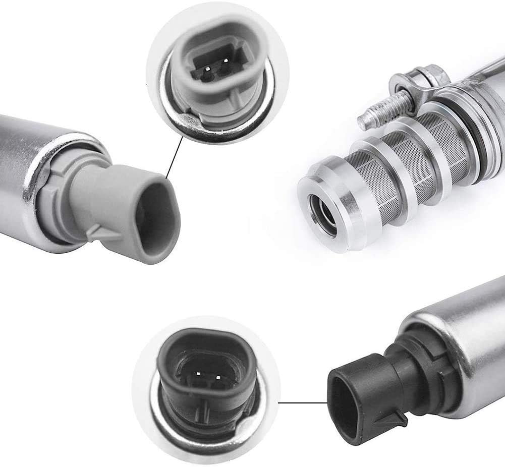 Intake & Exhaust Camshaft Position Actuator Solenoid Valve Kit fits for Chevy Cobalt Malibu G4 G5 G6 L4 HHR fits for Buick Pontiac Equinox Lacrosse Verano 2.0L 2.2L 2.4L