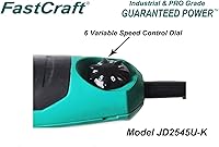 Vista 8 de Herramienta oscilante/multiherramienta – FastCrat PRO Modelo JD2545U-K con cable de alta gama 5 años de garantía 5.0A nominal pico 2.4A/sin llave/6