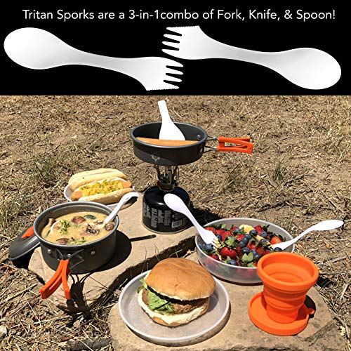 image for gear4U Camping Cookware Kits - BPA-Free Non-Stick Anodized Aluminum Me