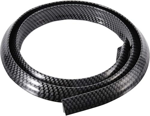 Miniatura 8 de Defensas Exteriores, Fibra De Carbono Flares De Goma De La Rueda Del Coche Arco Cejas Anti-Scratch Pad Negro