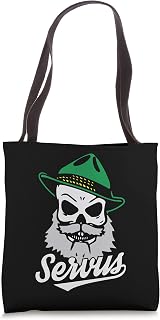 Servus Oktoberfest Funny Bavarian Hello German Austrian Tote Bag