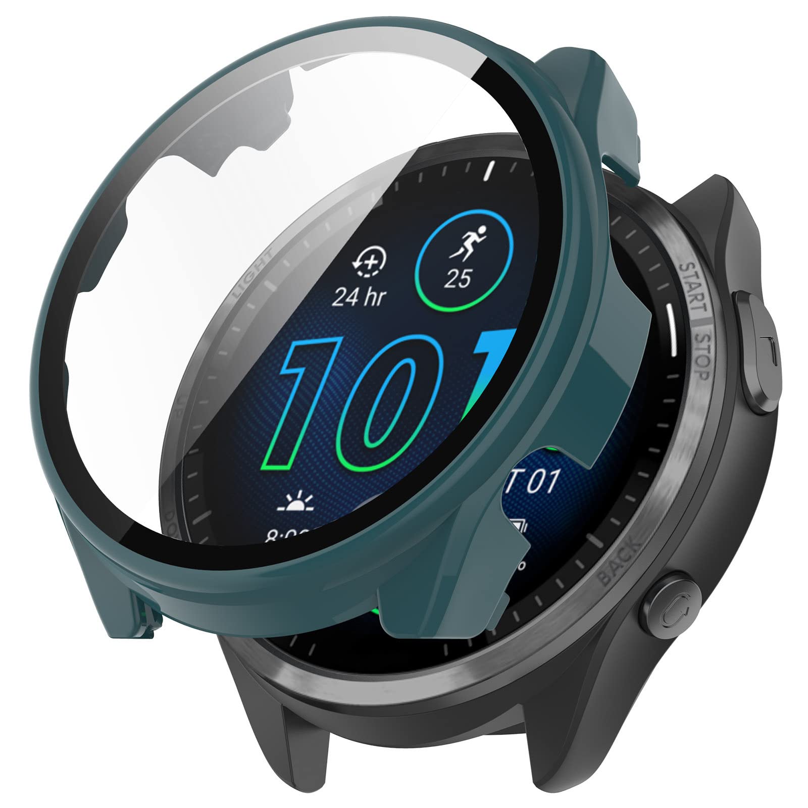 Harde hoes met schermbeschermer voor Garmin Lily 2 Active
