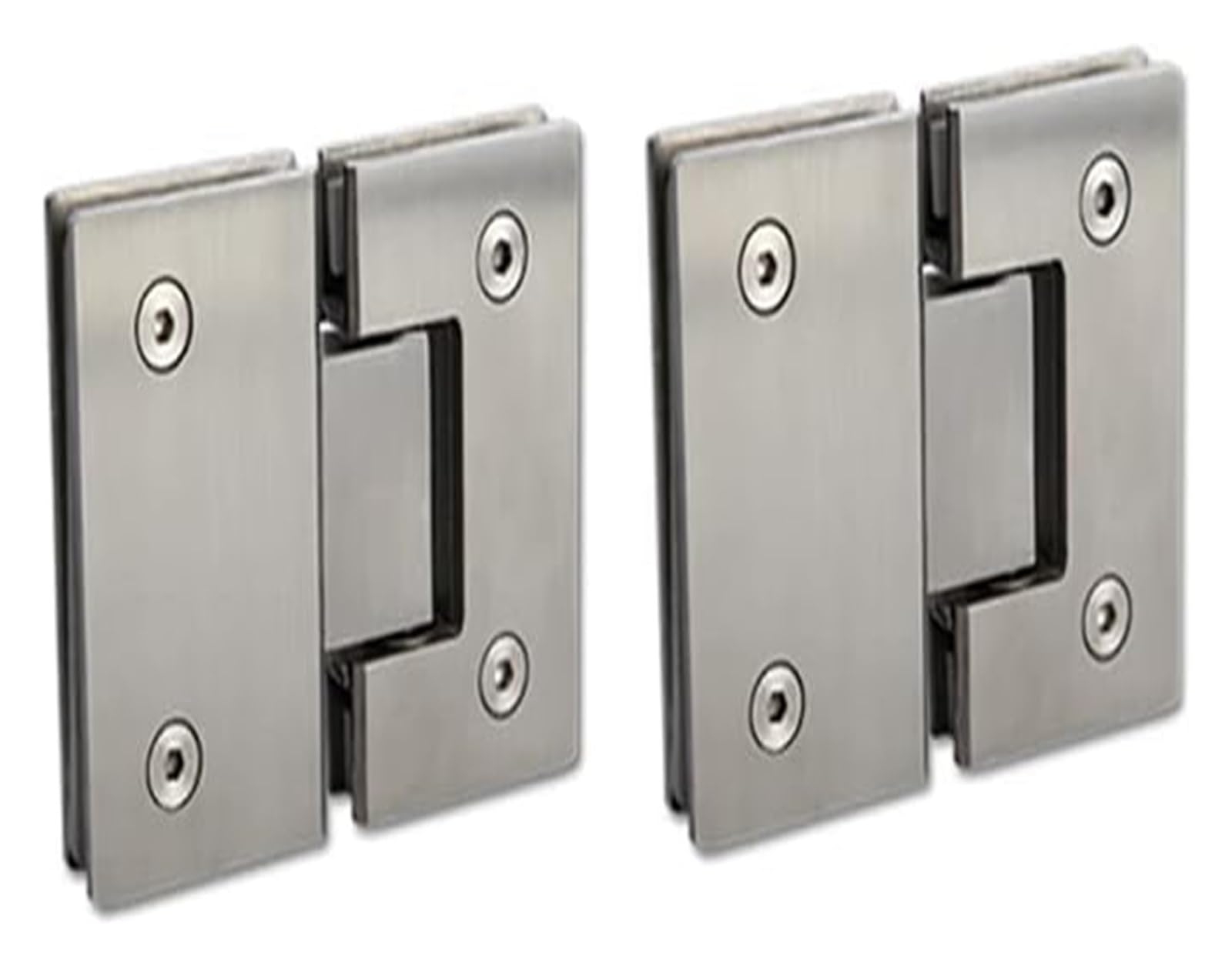 Bisagras para puertas de ducha de cristal Glass Door Pivot Hinges For Shower Door 304 Stainless Steel 4mm 90/135/180Deg 45kg 8-12mm(180°)