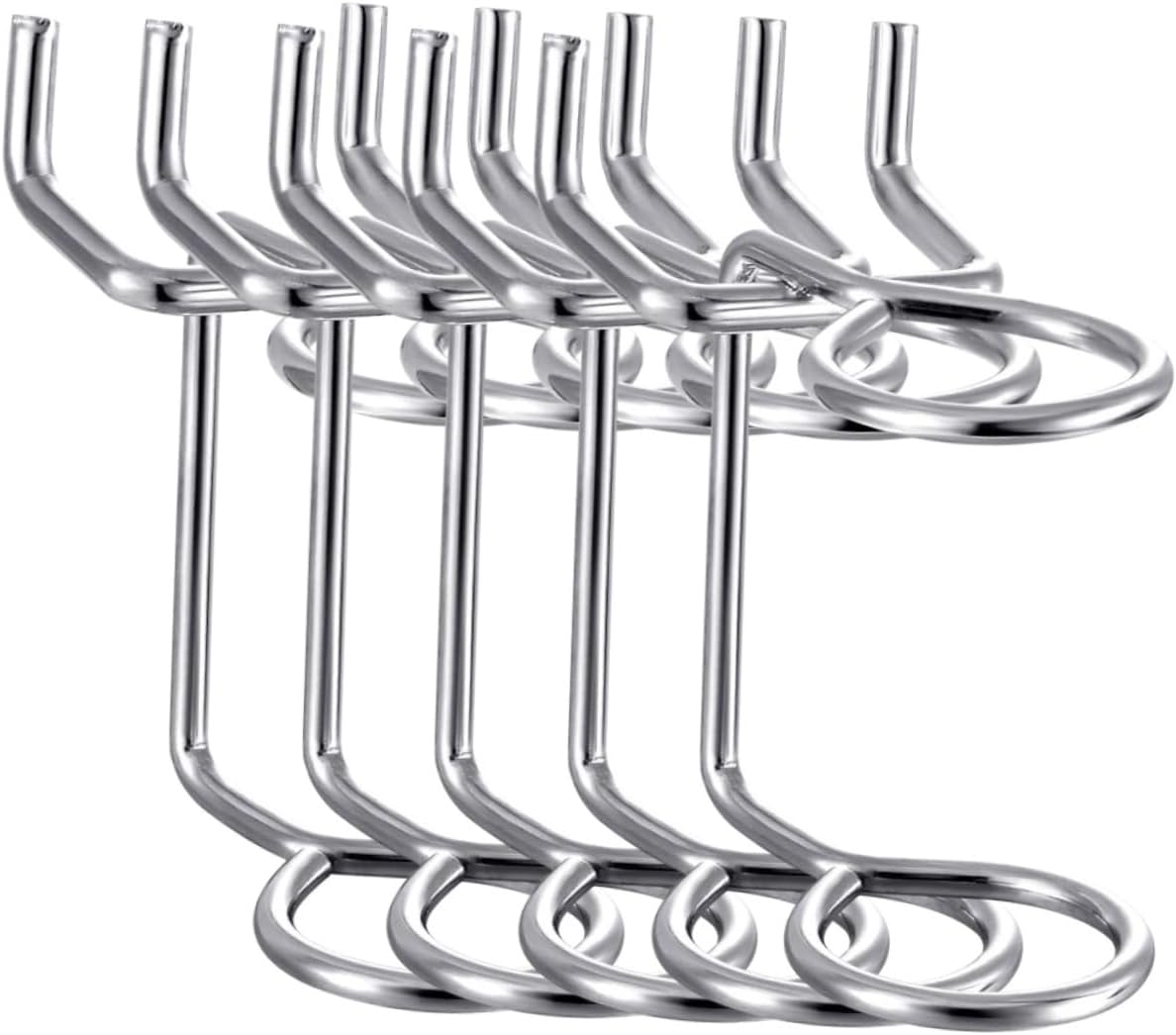 LumiLa 5pcs peg Board Hook pegs for pegboard Screw Organizer pegboard plier Holders