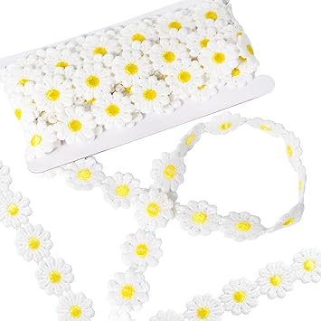 Zerone Dentelle De Broderie Broderie Dentelle DIY Coton Net 4.2 Cm