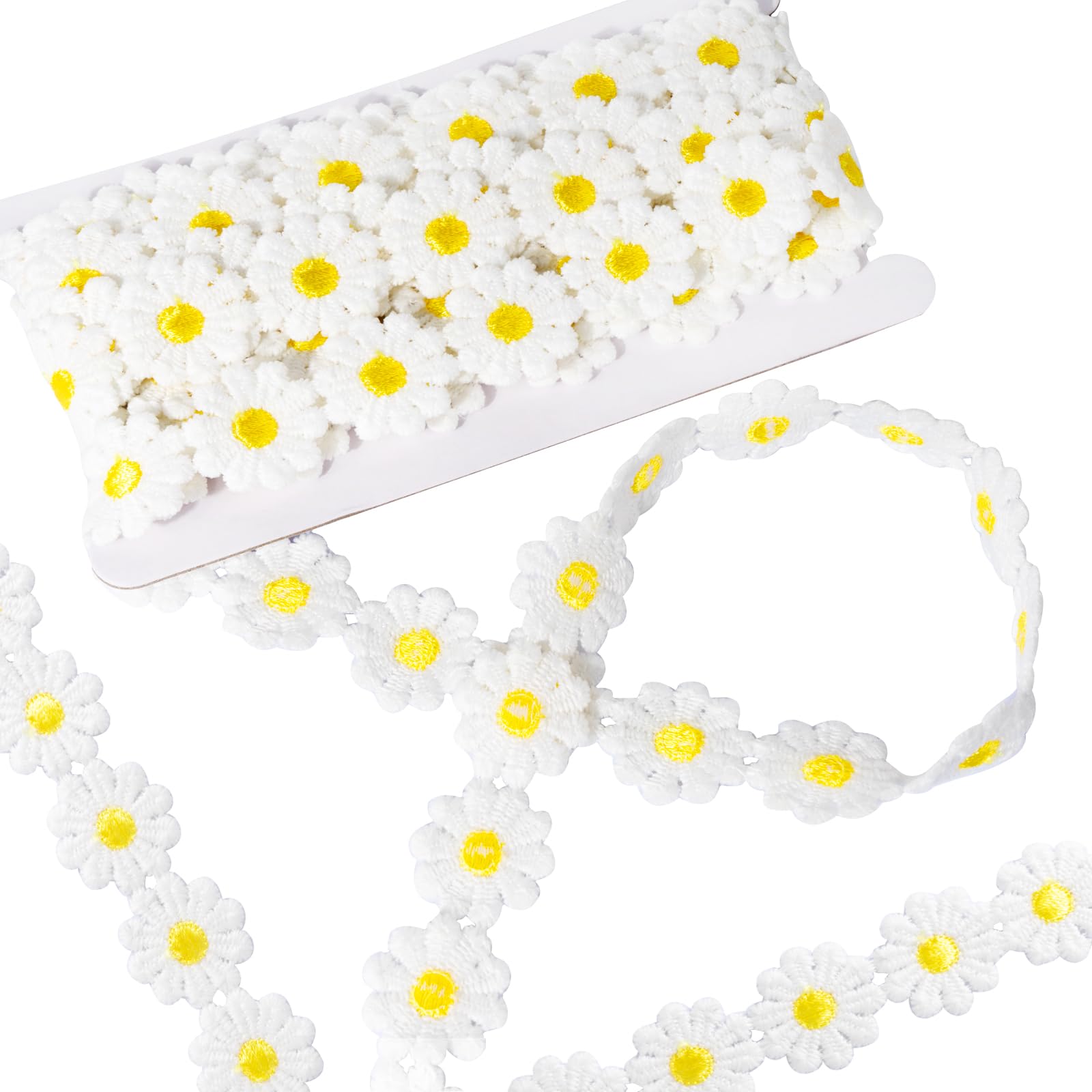 Nastro In Pizzo Con Margherite Colorate – 5 Metri, 6 Colori, Per Cucito E Decorazioni - 2