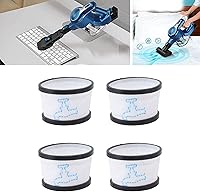 Vista 9 de Filtro HEPA de repuesto para aspiradora, paquete de 4, compatible con modelos S600 S6P S6, lavable y reutilizable, fácil instalación (blanco)