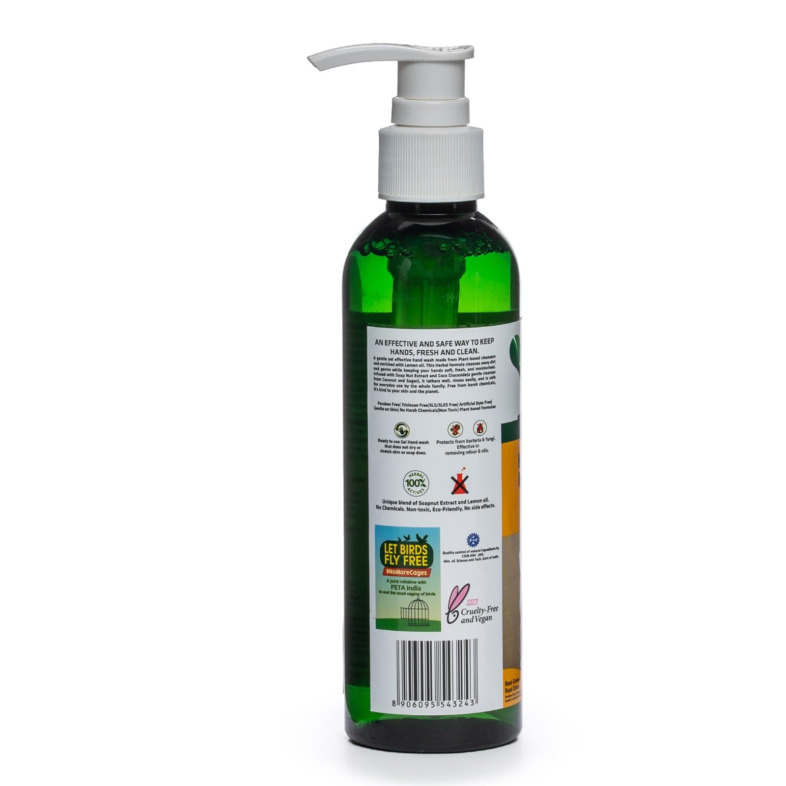 Herbal Strategi Natural Hand Wash 200ml β Khanewala Clean | pH Balanced & Moisturizing | Powered by Herbal Actives | Non-Toxic, Eco-Friendly & Chemical Free 3