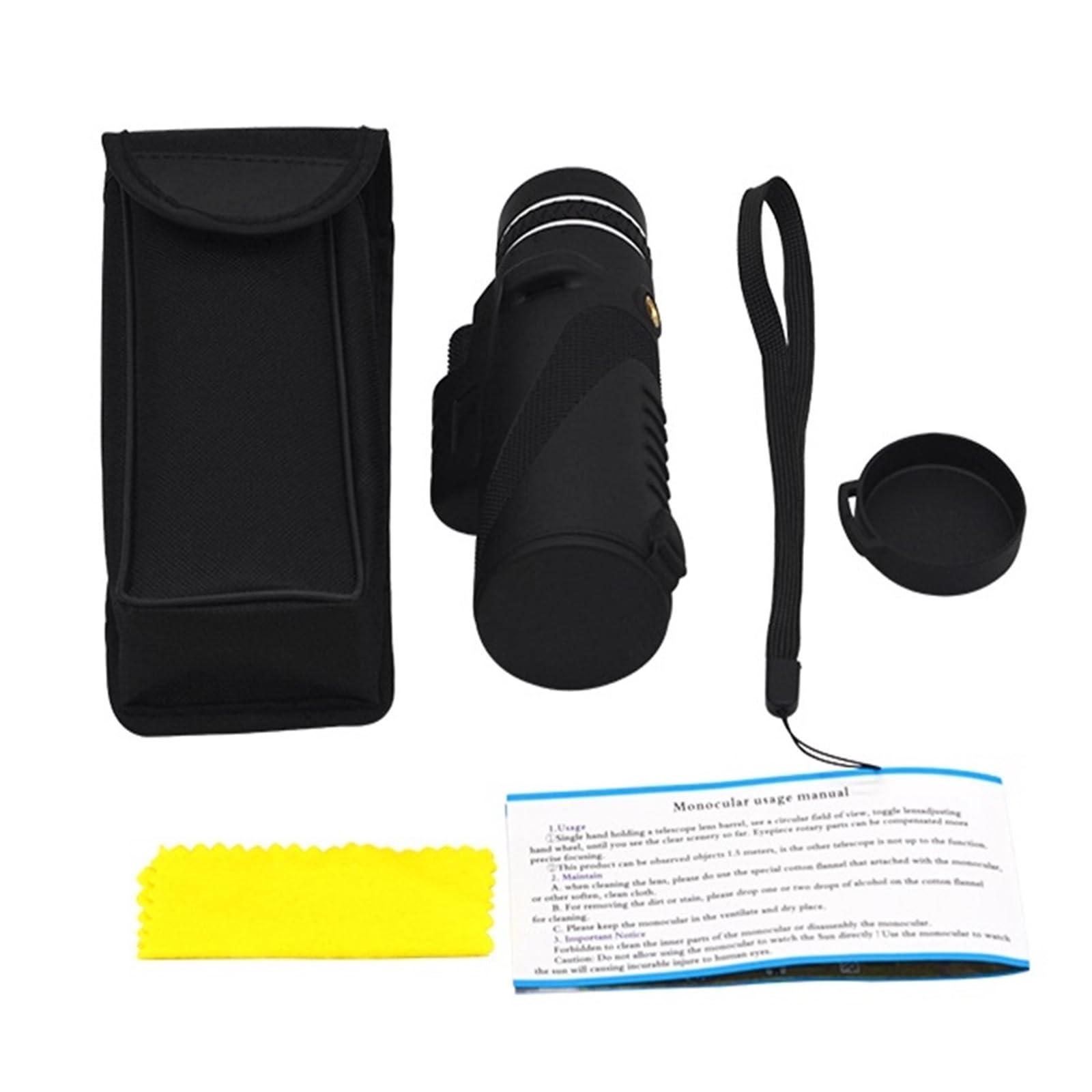 Télescope De Poche HD 40X60 Puissance Professionnel Zoom Longue Portée Adapté À L'observation des Oiseaux en Plein Air, Au Camping Et Tourisme(Standard)