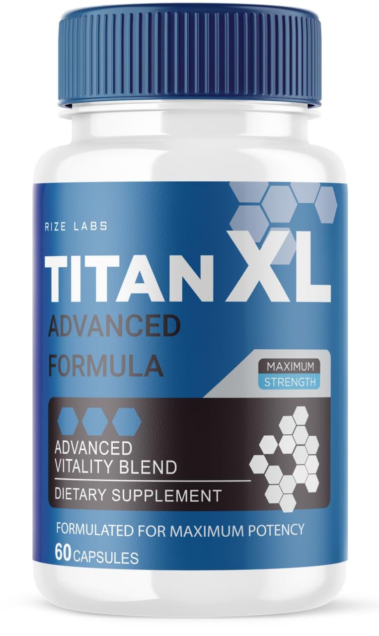 Titan XL Pills for Men, 1200 MG Supplement, All-Natural Male Formula, Premium Capsules for Overall Health Boost (60 Capsules)