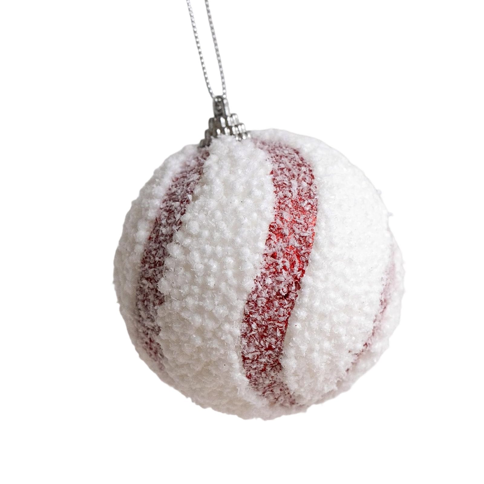 VlHpnpe Christmas Foam Ball Ornament 8cm Shatterproof Decorative Baubles For Tree Wreath Wedding Festival Celebration Baubles