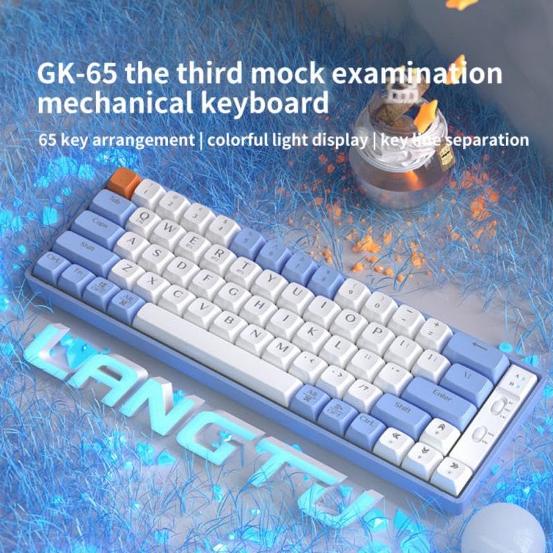 Langtu GK65 Mechanical Keyboard with 65-key layout and colorful light display