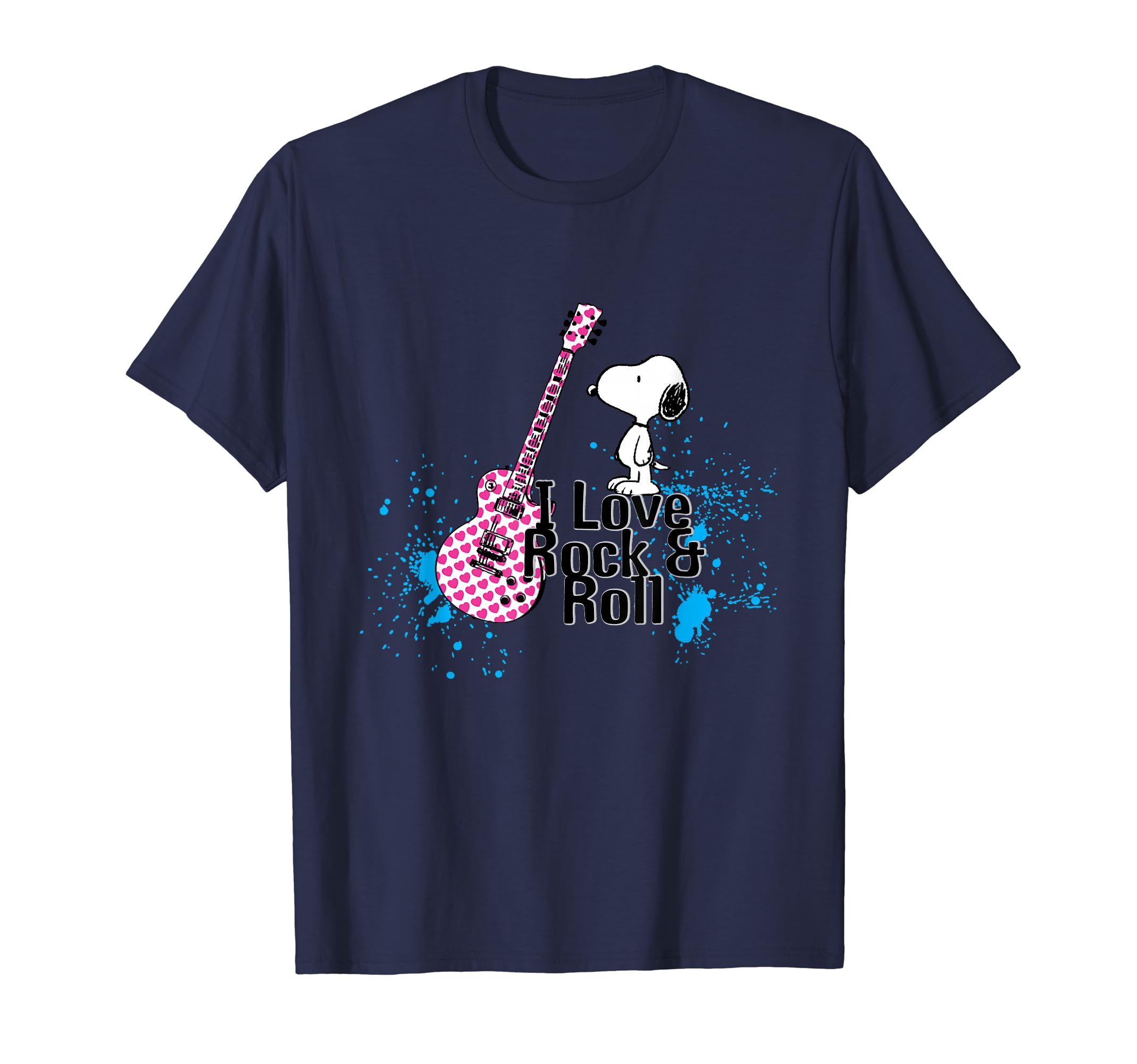 Amazon | ピーナッツ ロックンロールが大好き スヌーピー Tシャツ | T 