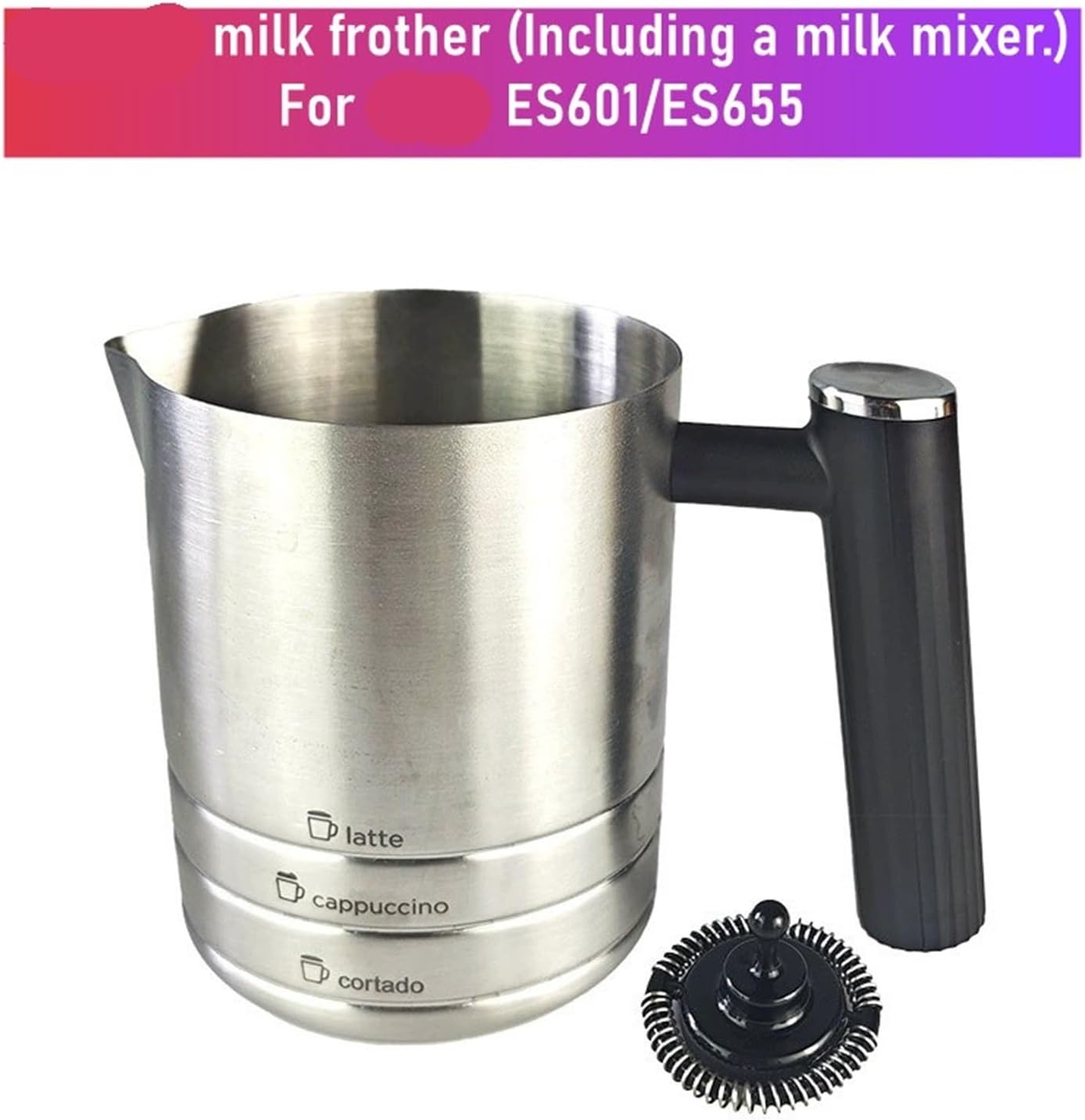 Compatible For Ninja ，Compatible For Luxe Cafe， ES601/ES655/ES701 Cup Milk Frothing Coffee Maker Cappuccino Latte Machine Frother Machine Accessories(ES701)