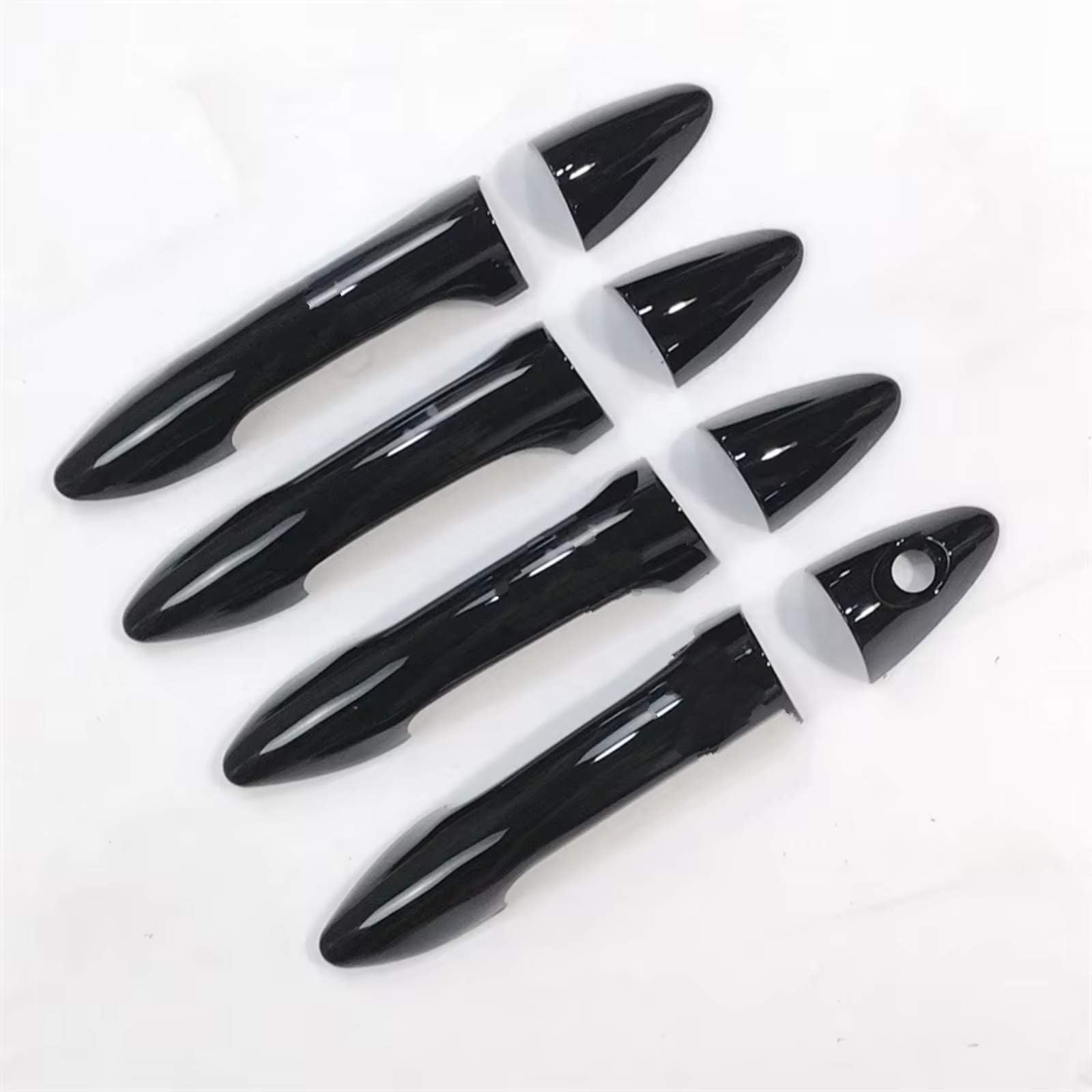 JJRFVBGT Door Handle Trim Compatible with Hyundai for Solaris for Verna I25 for Accent for Grand for Avega 2010-2016 ABS Exterior Door Handle Cover