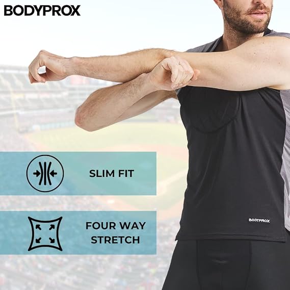 BODYPROX Baseball Chest Protector Shirt