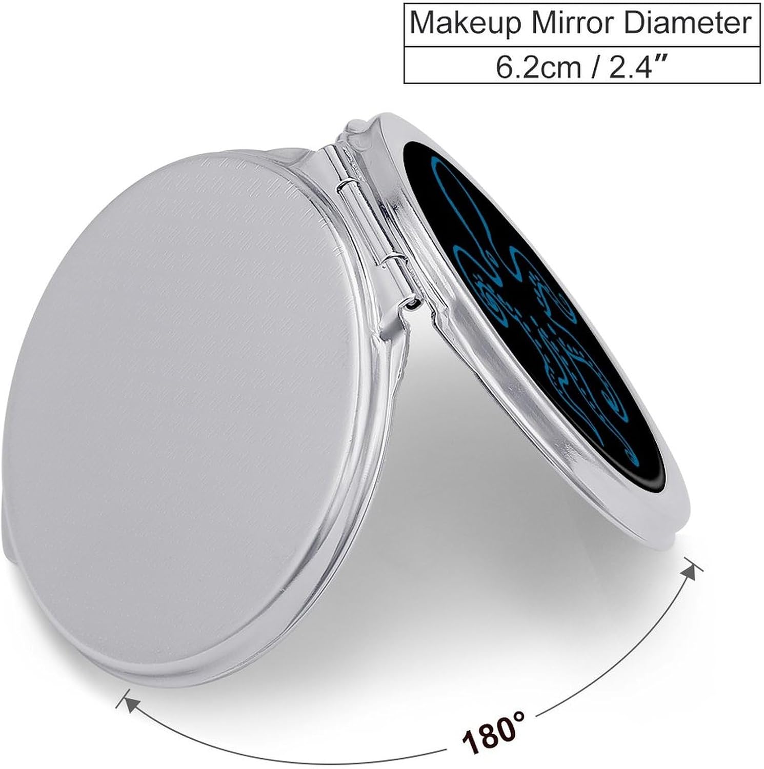 Octopus Compact Makeup Mirror for Pocket Purse Clutch Portable Folding Handheld Mirrors for Gifts