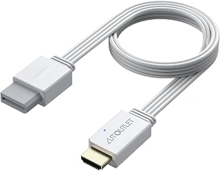AUTOUTLET Wii to Hdmi アダプタ 統合デザイン 1.2M 変換ケーブル wii hdmi 変換 コンバーター 1080pに対応 Nintendo Wii、Wii U、HDTVと互換性あり 追加のケーブルは不要 白