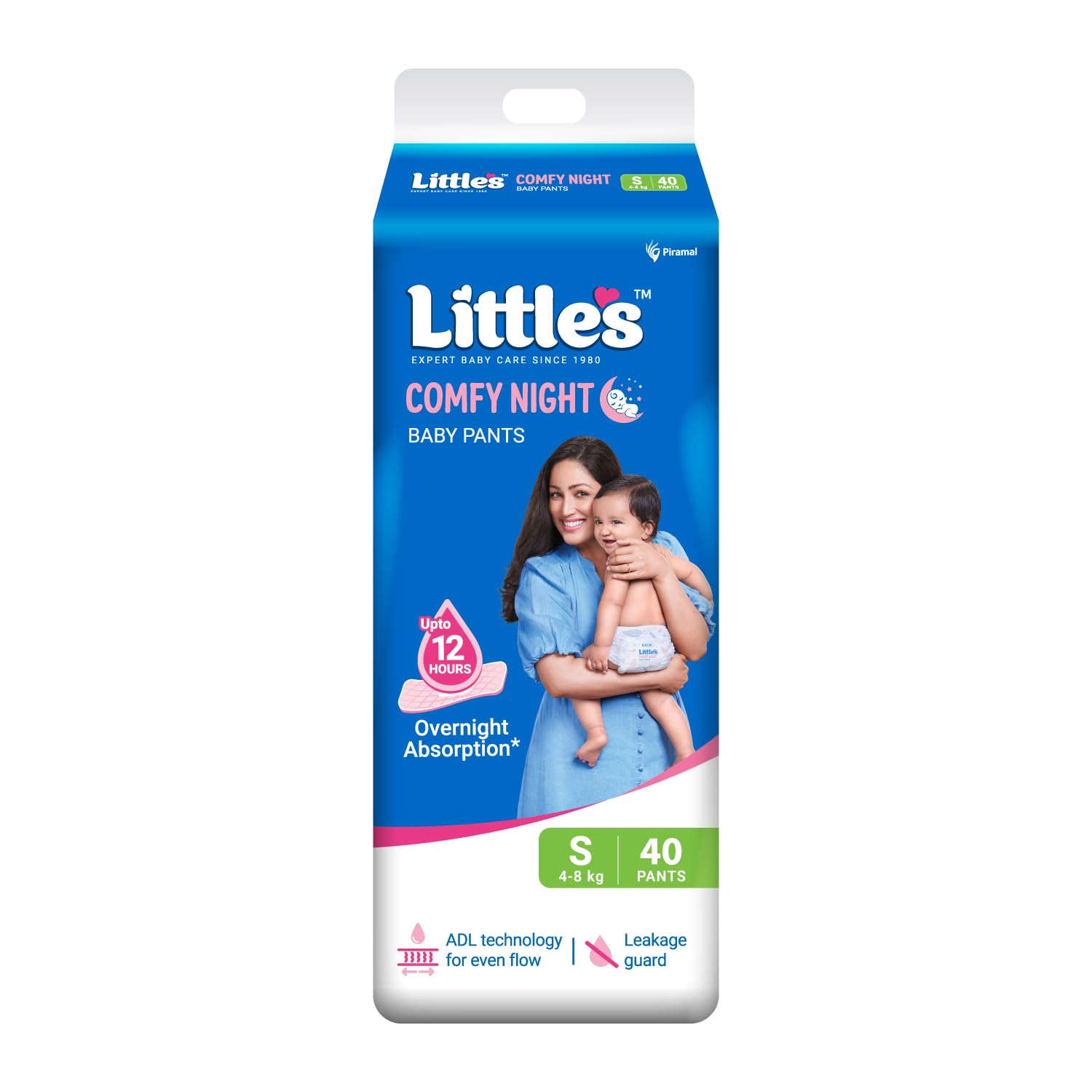 Little's Baby Diapers S Size (Small) Pants Style | 4-8 kg | 40 Count - Pack of 1 | Cotton Soft Baby Diaper Pants with Leakage Guard-picture-20