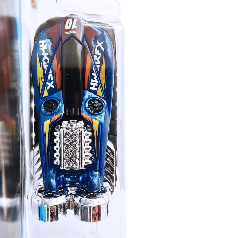 Image of Hot Wheels Let's Race Netlix Hover Storm HW Dirt for Ages 3 and Up (Blue)