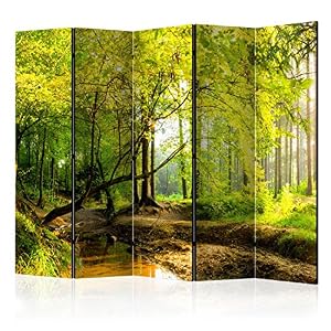 Murando Paravent Wald Raumteiler 225x172 cm c-B-0354-z-c