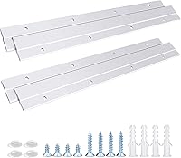 Vista 12 de Colgador de Cuadros con Riel Francés, Colgador Z de Aluminio Entrelazado Kit de Herrajes de Montaje en Pared Clips en Z para Colgar Pinturas