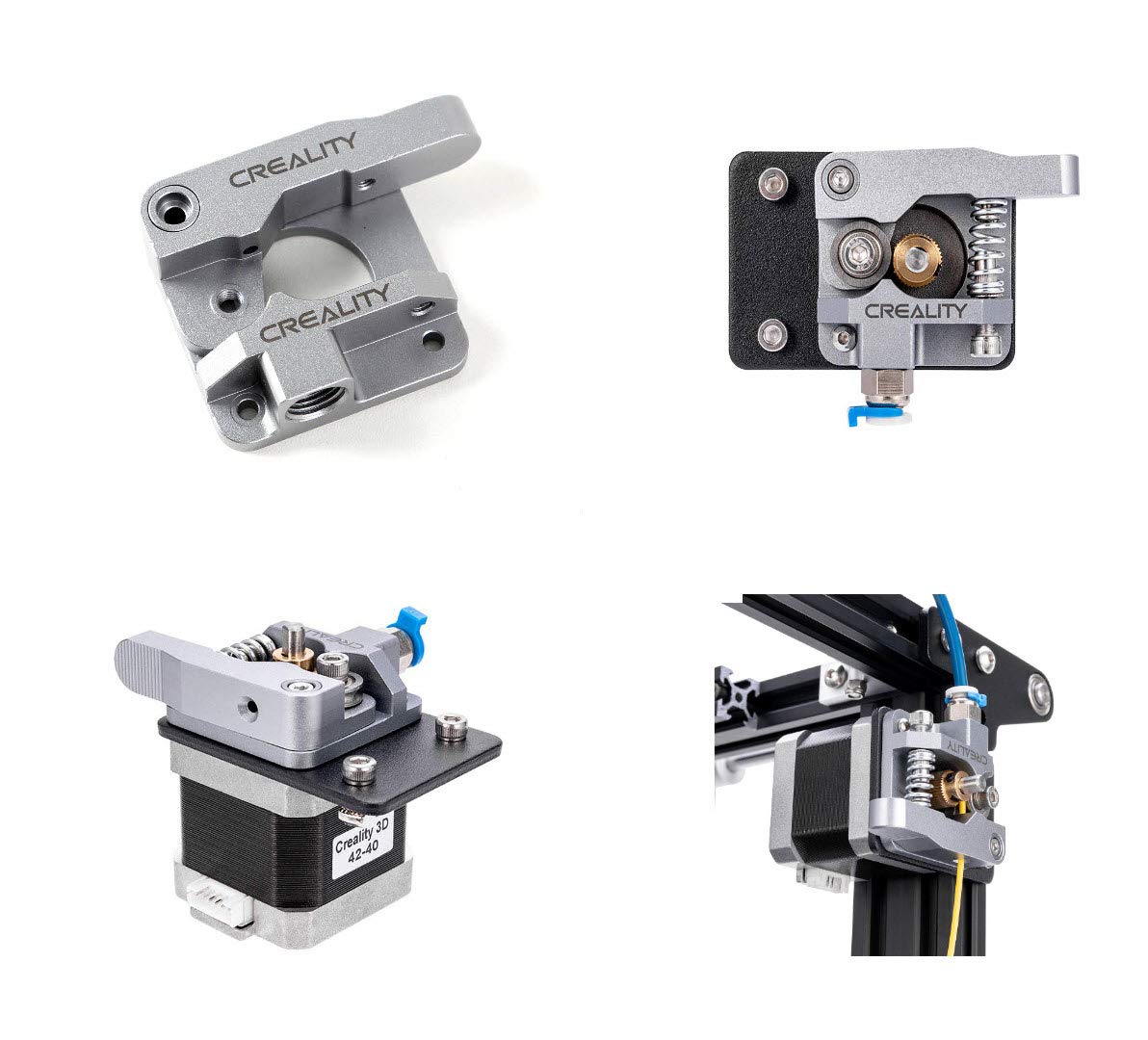 Creality Official Upgrade Extruder, MK8 Extruder Alloy Block Bowden Extruder 1.75mm Filament for Ender 3 Series, Ender 5/5 Plus/Pro, CR-10 Series 3D Printer : Industrial & Scientific