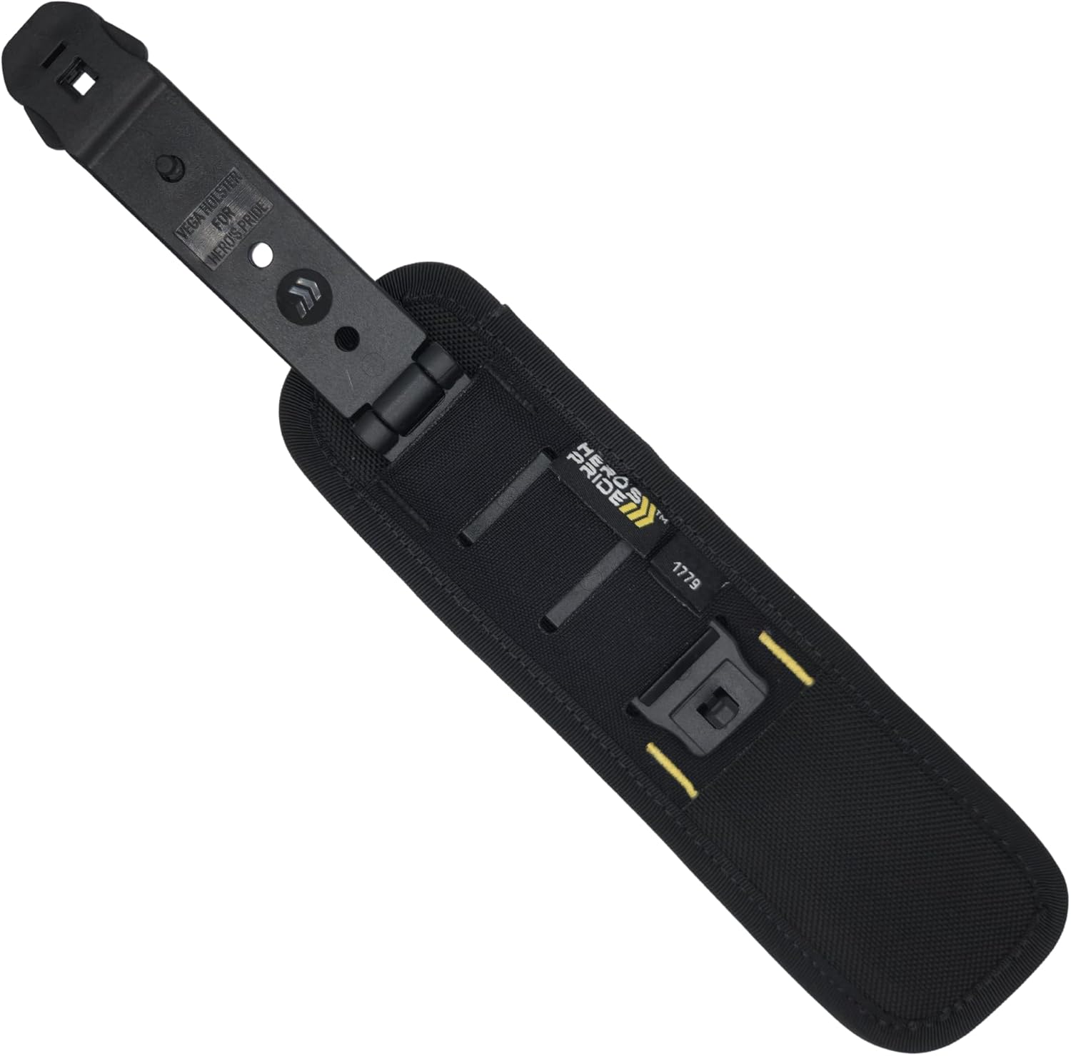 Hero’s Pride Ballistic Tac MOLLE Expandable Baton Holder – Open Top, Large – Fits 21–26" Batons & Flashlights – MOLLE & Belt Compatible, Molded 1680 Denier Tactical Case