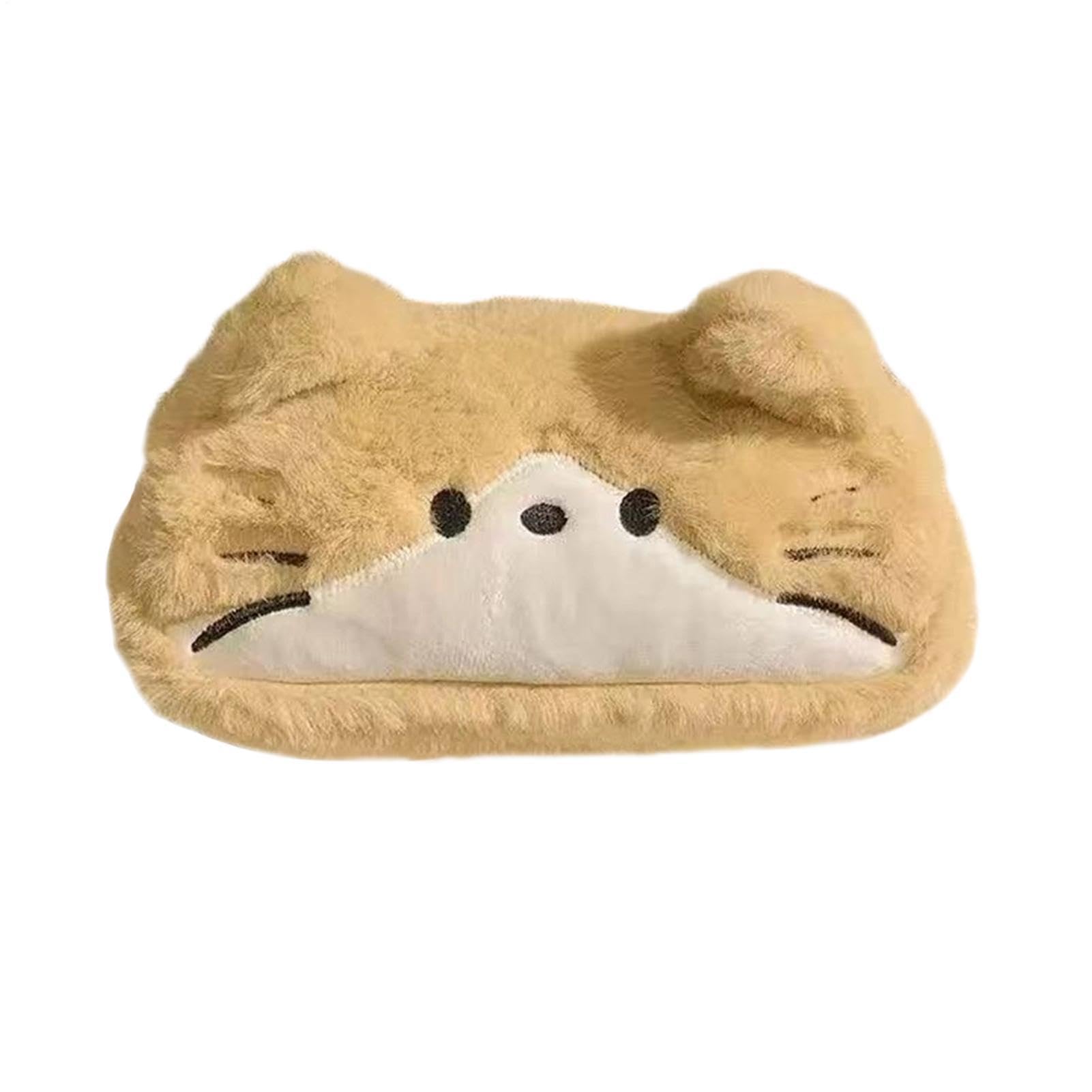 Cute Pencil Case Cute Large Capacity Cat Plush Organizer