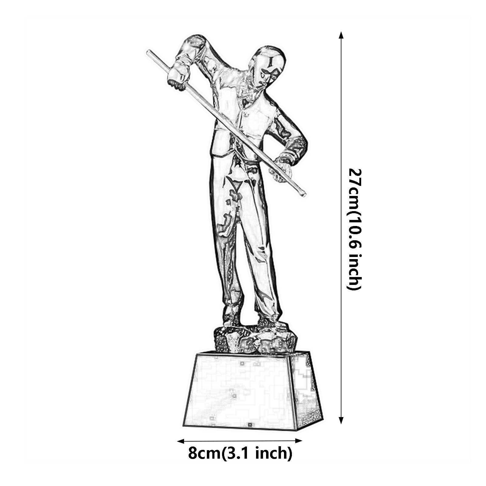 Trofeo del Campionato di Competizione di Biliardo Trofeo Placcato in Oro Trofeo per Personalizzazione del Design con Incisione Gratuita